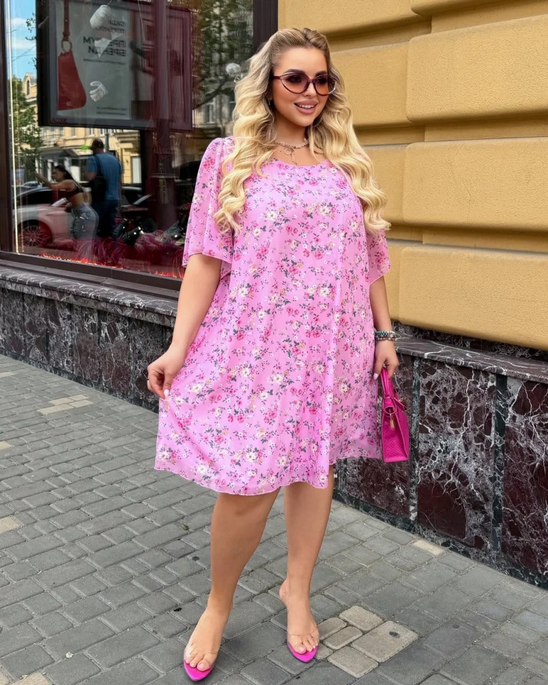 Летнее шифоновое платье